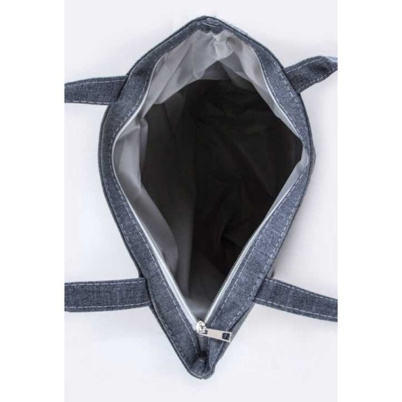 Gray Phone Keypad Tote - Picture 4 of 4